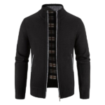 Warm knitted jacket