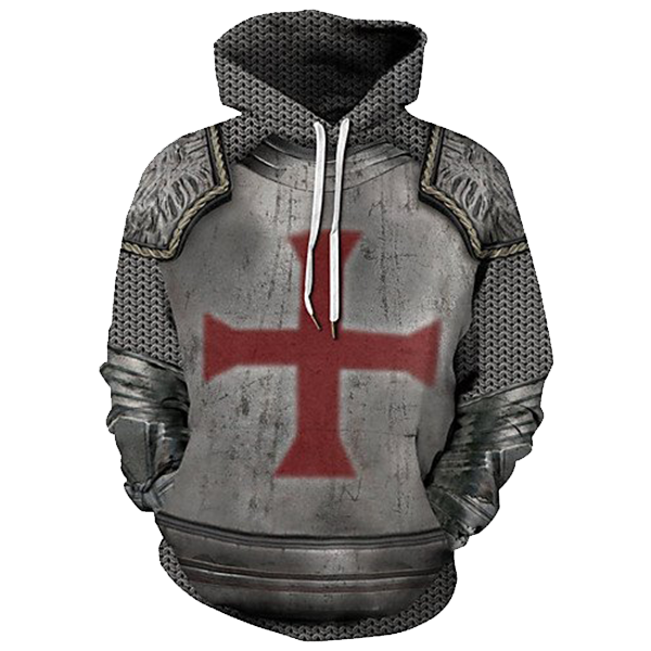 555 Men's Novelty Hoodie Indian Tribal 3D Digital Geometric Print Casual Sweatshirts - Image 1