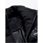 Men's Stand Collar Quilted Puffer Jacket With Zipper Front Pockets - Image 2