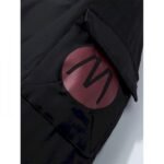 Men's Hooded Longline Puffer Jacket Front Pockets And Sleeve Patch - Image 4